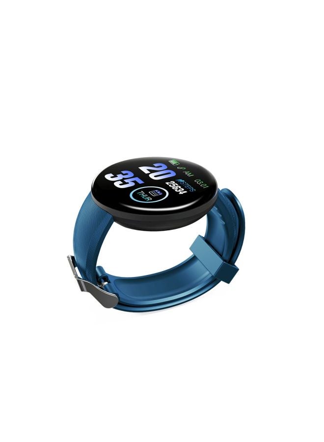D18 Waterproof Smartwatch Blue， smart sports bracelet, a health management assistant - Image 2