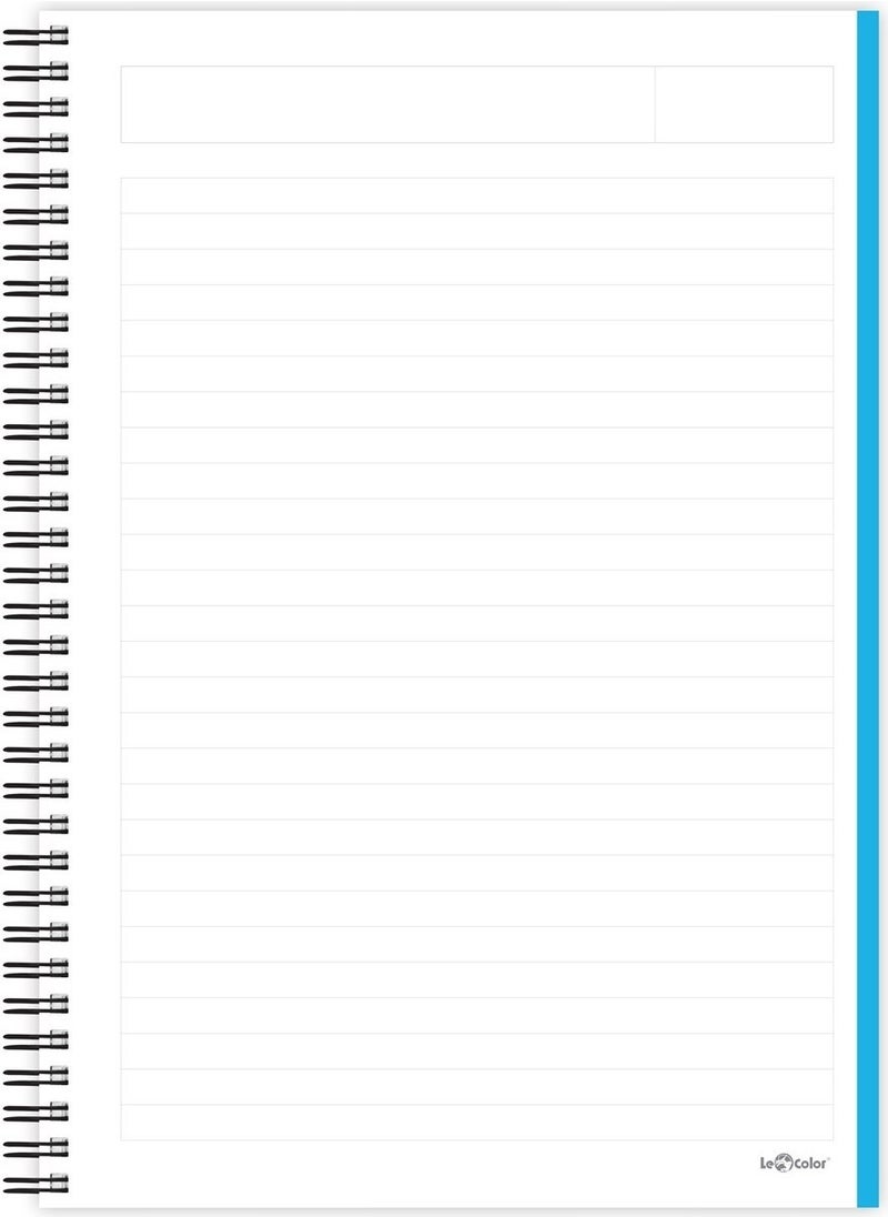 Le Color - A4 Notebook Lined 200 pages Dog Polygonal - Image 1