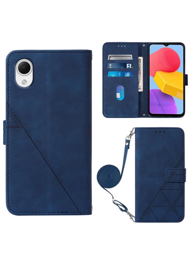 S-TOP Case For Samsung Galaxy A23E / A22E / A23S / A23 5G Crossbody 3D Embossed Flip Leather Phone Case - Image 1