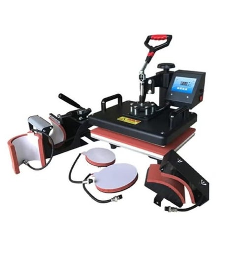 6 IN 1 Combo Heat Press Machine 12x15 Inch Swing Away Digital Sublimation