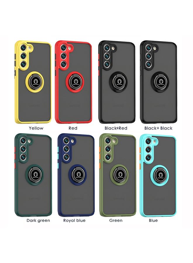 اس-توب جراب لهاتف Samsung Galaxy S23+ 5G Q Shadow I Ring Kickstand جراب هاتف هجين من البولي يوريثين الحراري والبولي يوريثين الحراري - Image 2