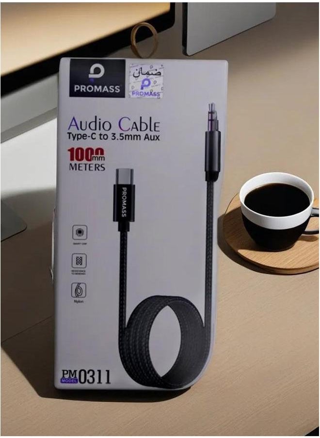 PROMASS Type-C to 3.5mm Audio Cable Connect and Enjoy Superior Sound Quality 