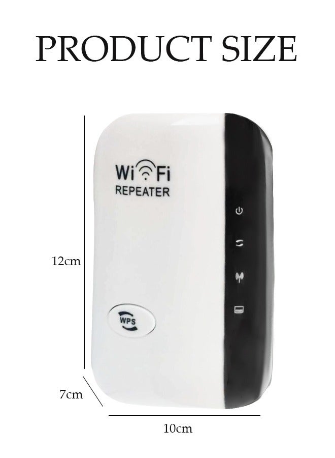 Beauenty 300Mbps WiFi Extender, WiFi Extenders, Wireless Internet Repeater, WiFi Range Extender, Wireless Repeater, Long Range Amplifier with Ethernet Port - Image 2