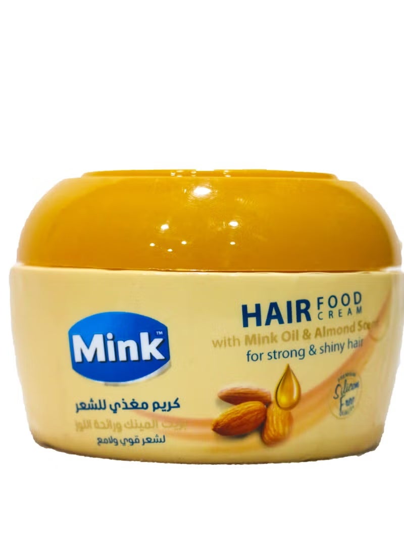 مينك كريم مغذي للشعر بزيت المنك واللوز 250 مل