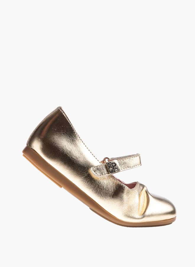Pablosky Girl'S Solid School Mary Jane Shoes With Hook And Loop Closure - Image 3