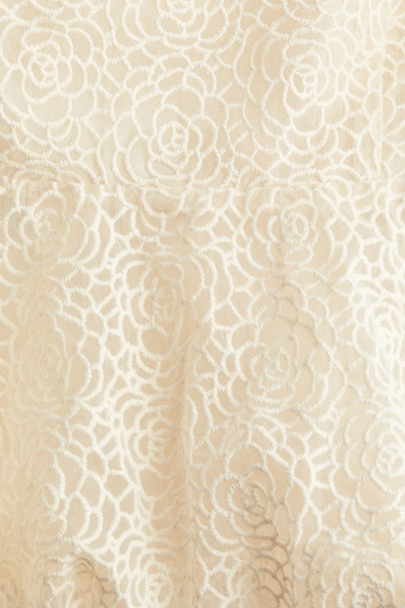 H&M Embroidered bandeau top