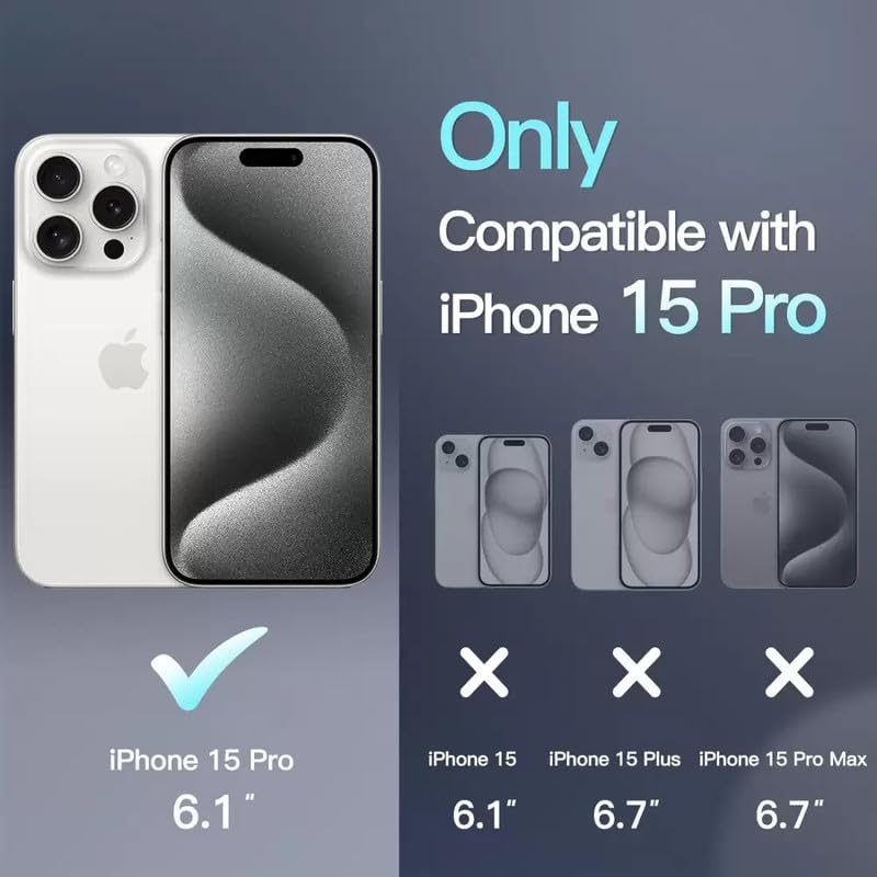 ZEROTONE Back Case Cover Compatible for iPhone 15 Pro | Pack of 2 Combo Black & Brown Case | Cute Fun Cartoon 3D Ball Coffee Silicone Case | Body Protection | Camera Protection | Shock Proof - Image 2