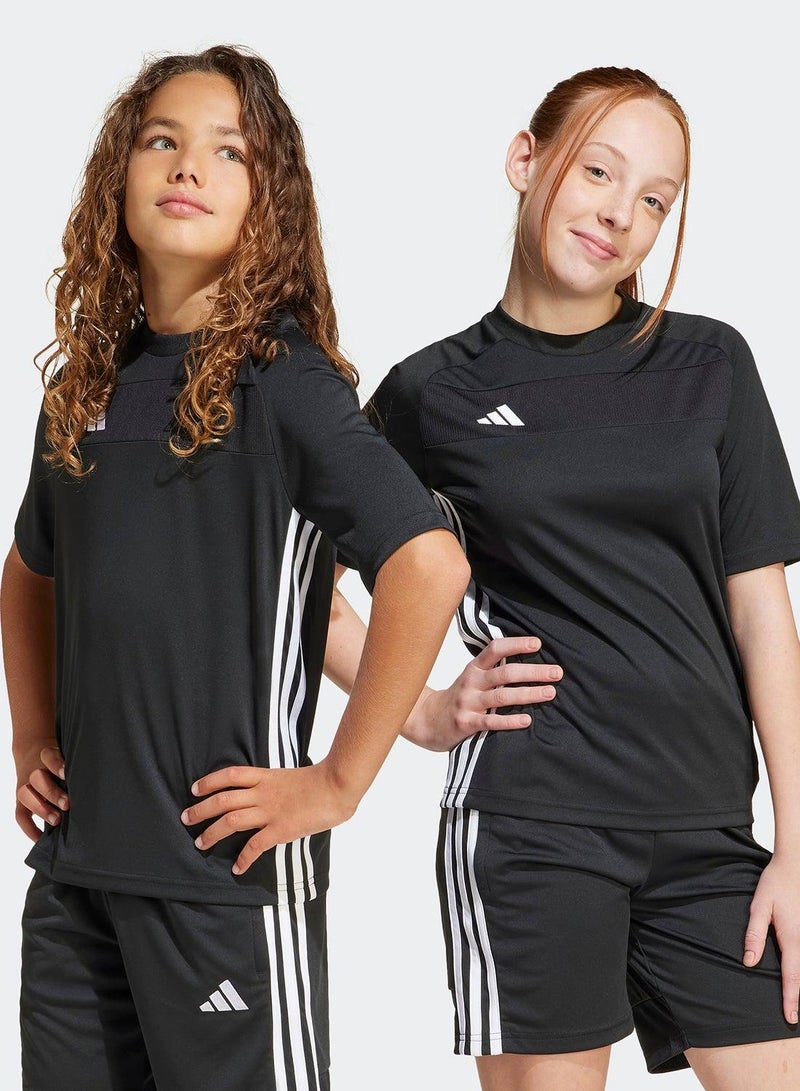 Adidas Tiro Es Jsy Y Black Football Jerseys For Kids Unisex 116 - Image 1