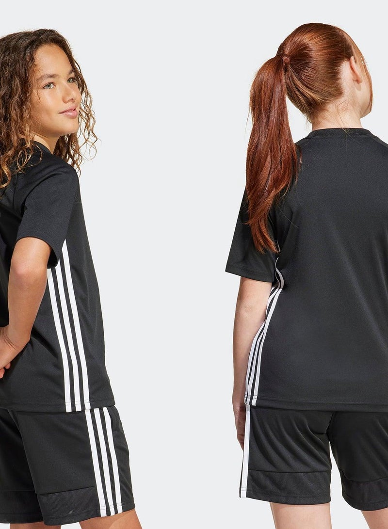 Adidas Tiro Es Jsy Y Black Football Jerseys For Kids Unisex 116 - Image 2
