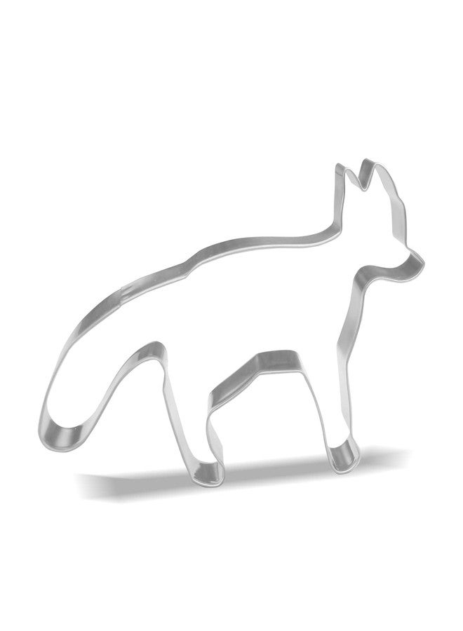 Keewah Fox Cookie Cutter - 5.5 x 3.2 inch - Stainless Steel - Image 1