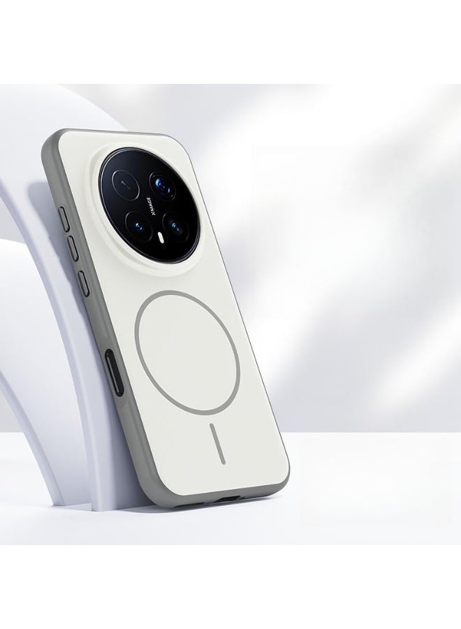 Magnetic Case Compatible with Honor Magic 8 Pro 5G 【Support Wireless Charging】 Skin-friendly Phone Case Anti-Fingerprint Anti-Yellowing Shockproof Back Cover - Image 1