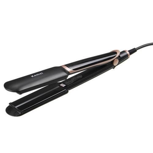 Kemei Km-2212 Professional Hair Straightener Black - Image 1