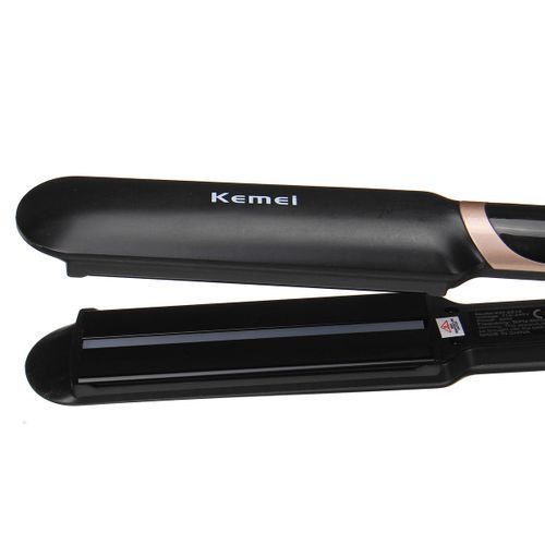 Kemei Km-2212 Professional Hair Straightener Black - Image 5