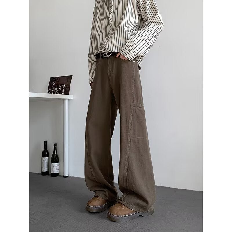 Unisex Classic Denim Jeans Loose Fit Daily Outdoor Wear - Image 2