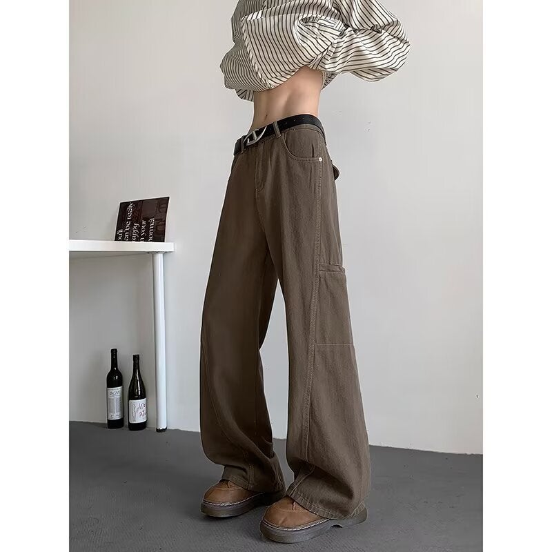 Unisex Classic Denim Jeans Loose Fit Daily Outdoor Wear - Image 3