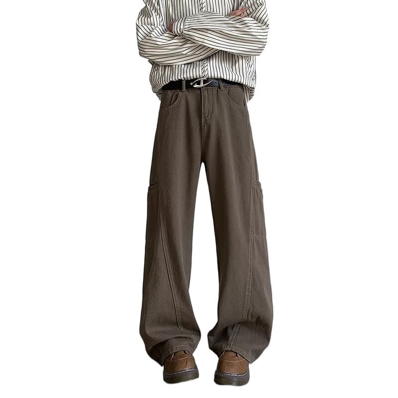 Unisex Classic Denim Jeans Loose Fit Daily Outdoor Wear - Image 5