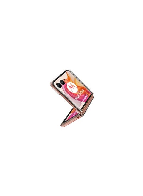 [for Motorola Razr 50 Ultra] Clear Case Slim Fit Crystal Clear Transparent Skin Cover Anti-Yellowing Anti-Slip TPU Case