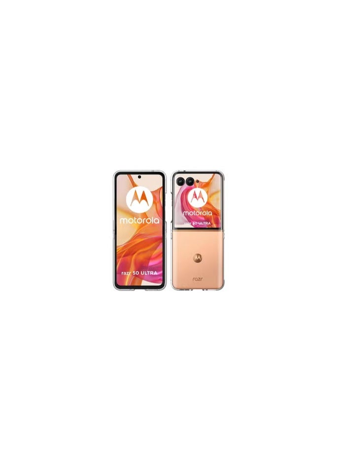 CATANES - [for Motorola Razr 50 Ultra] Clear Case Slim Fit Crystal Clear Transparent Skin Cover Anti-Yellowing Anti-Slip TPU Case - Image 1