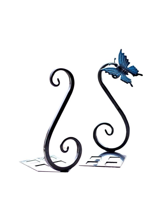 NIBEMINENT Butterfly Home Office School Book Stand Black