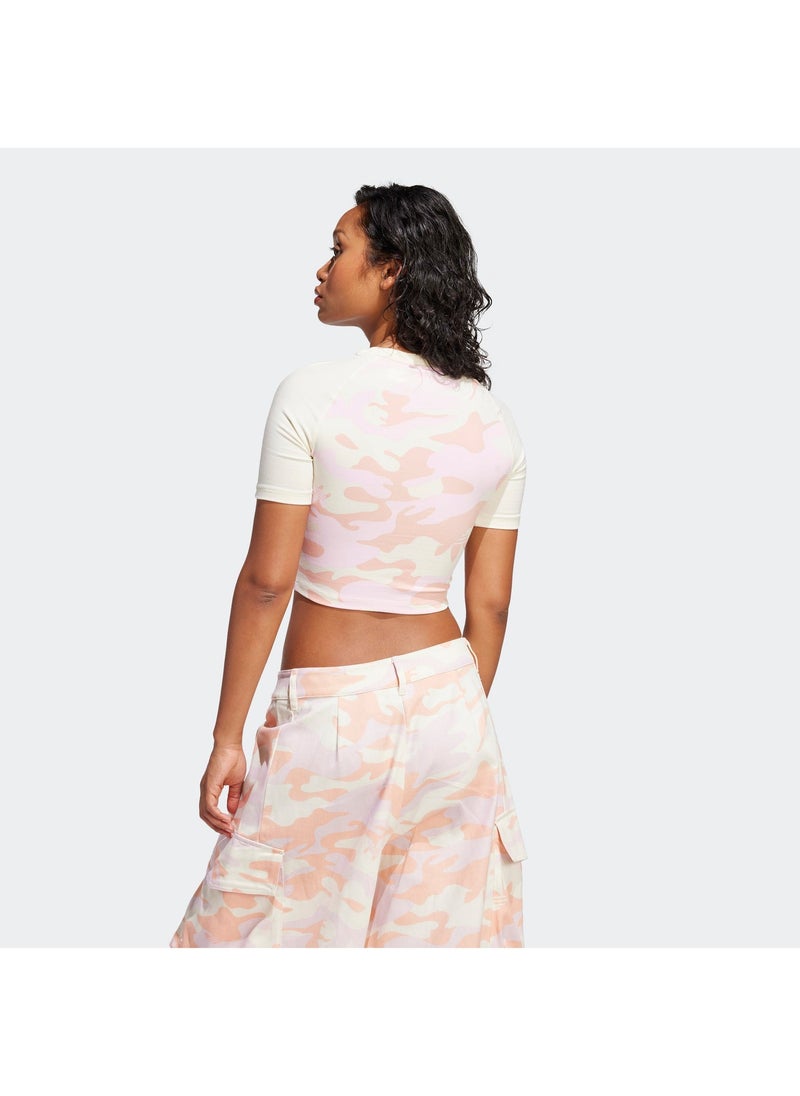 adidas Originals Camo All-Over Printed T-Shirt - Image 2