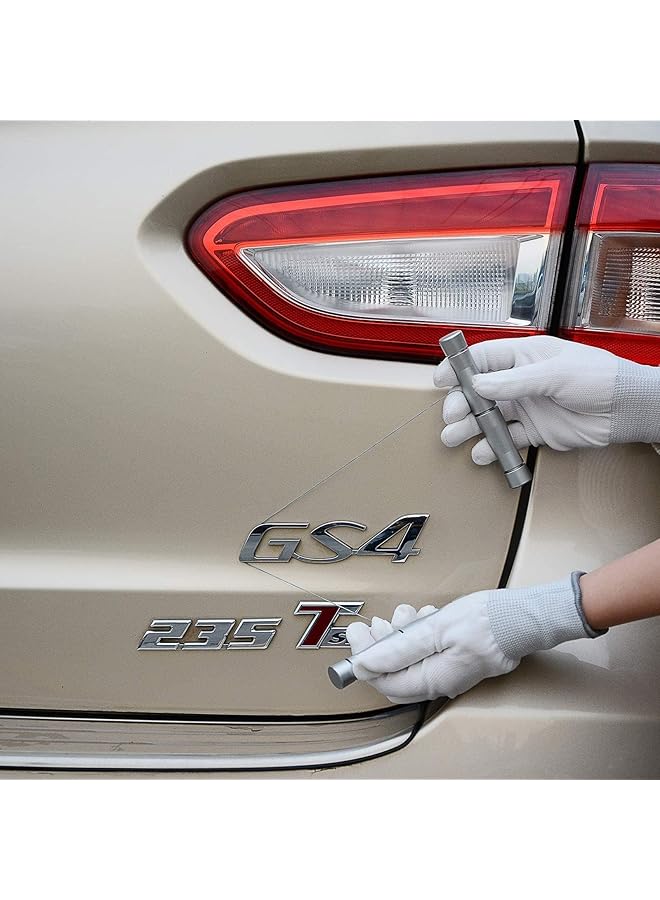 Generic Emblem Removal Tool, Vinyl Wraps Car Surface Emblem Logo Plate Line Remover Tool, Easily Remove Vehicle Logos, Nameplates, Badges And Paste Signs Plates For Car Wrapping Film Installation - Image 2