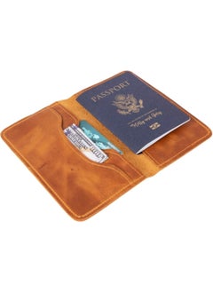 PLM Leather Wallet Passport PH04 G6 Antique Brown  - Image 3