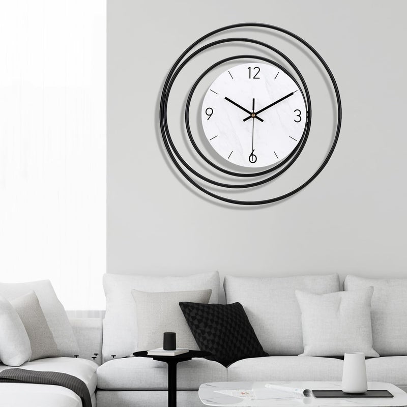 Dankeit Wall Clock,16inch Decorative Wall Clocks,Silent Non-Ticking Quality Quartz Wall Clock Battery Operated,Large Wall Clock for Living Room,Kitchen,Home,Bathroom,Bedroom Wall Decor - Image 1