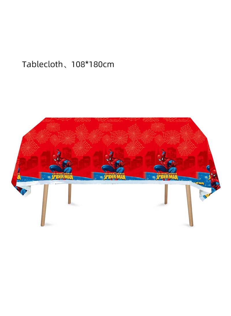 Spiderman Themed Party Supplies Set With Tableware for Kids Birthday Celebrations - Image 4