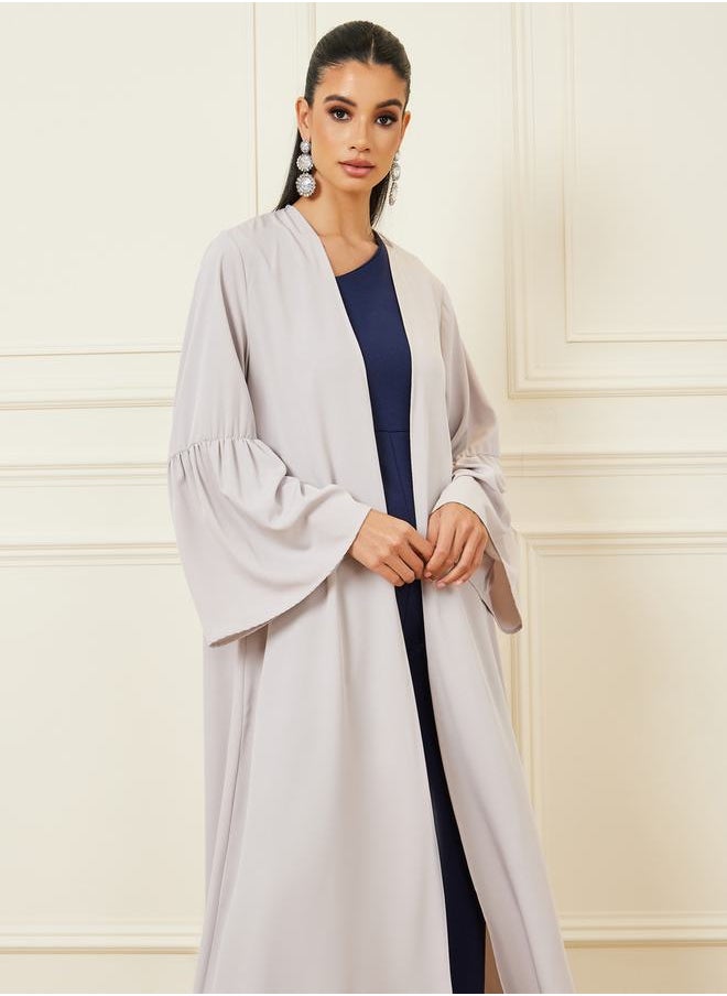 Styli - Bell Sleeves Regular Fit Maxi Length Kimono - Image 1