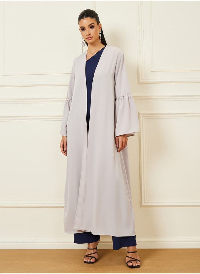 Styli - Bell Sleeves Regular Fit Maxi Length Kimono - Image 1