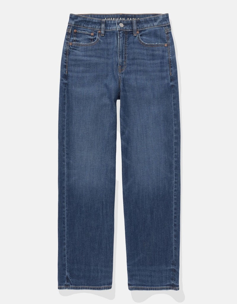 American Eagle AE Dreamy Drapey Stretch Super High-Waisted Baggy Wide-Leg Jean - Image 3