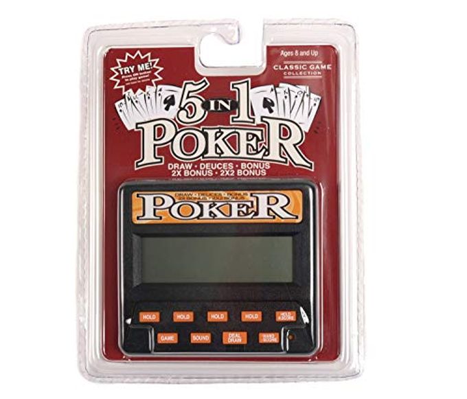 John N. Hansen Classic 5-in-1 Poker Electronic Games - Image 2