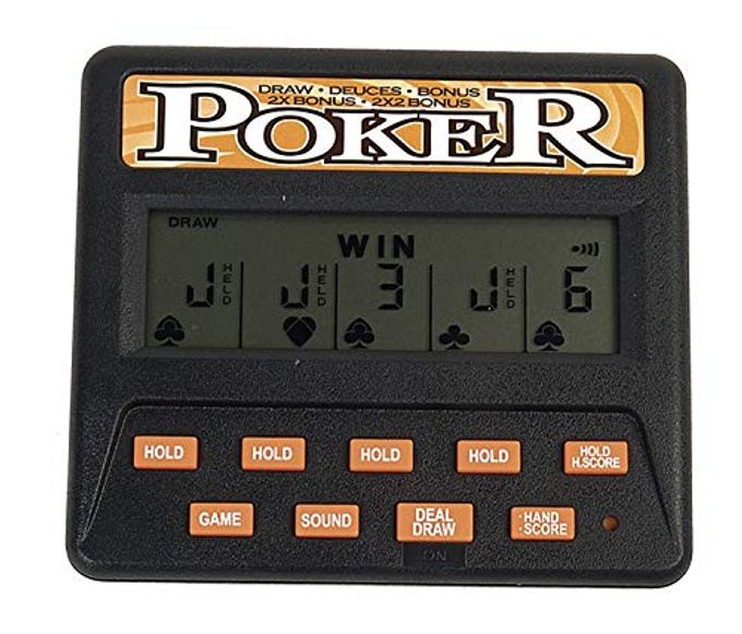 John N. Hansen Classic 5-in-1 Poker Electronic Games - Image 1