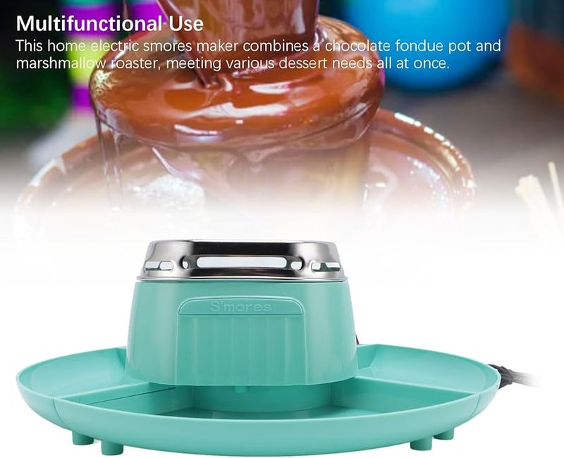 Adjustable Temperature Electric S Mores Maker Indoor Tabletop Dessert Roaster Kit - Image 5