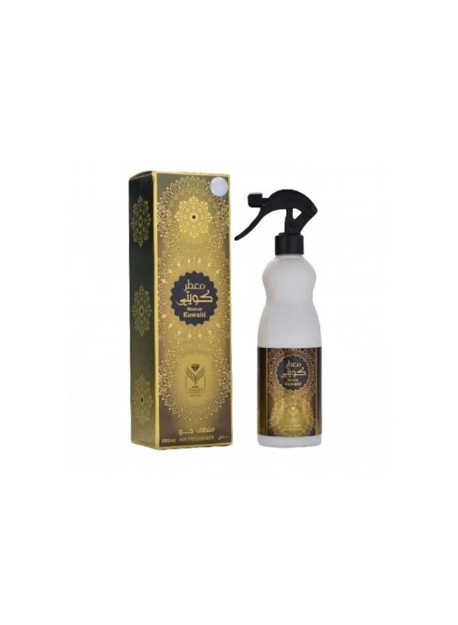 ALMAS PERFUMES Air Freshener Kuwaiti 480 ml - Warm Floral Fragrance | Long-Lasting Natural Aged Oud Scent - Image 1