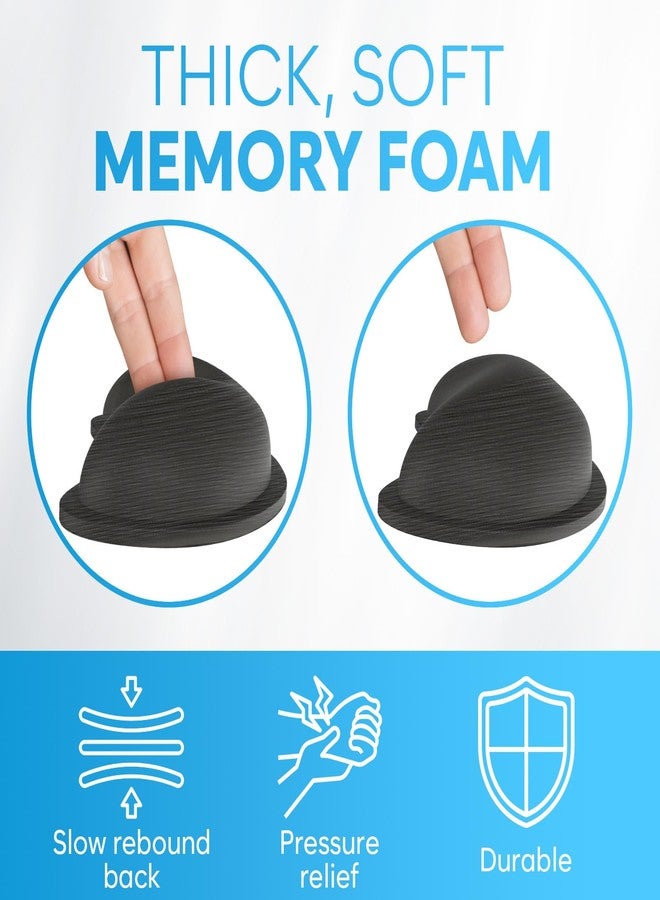 KLIM Mouse & Keyboard Wrist Rest Set - Silky Gel Memory Foam - Ergonomic Wrist Rest for Computer Keyboard, Wrist Pad for Keyboard + Wrist Rest for Mouse - for Gaming and Office - Pain Relief - Black - Image 3