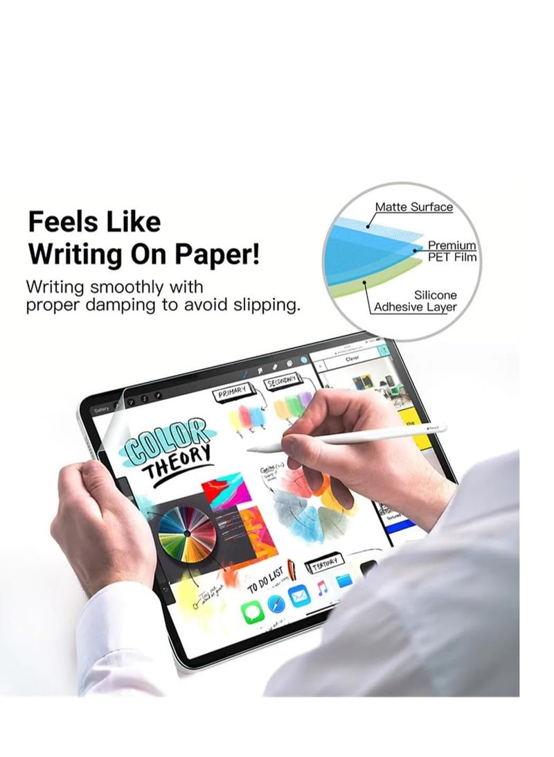 1Pack Like Paper Textured Screen Protector for Lenovo Tab M11, Matte PET Paperfeel Film for Drawing and Writing Like on Paper 【Anti Glare】【Easy Installation】 - Image 1