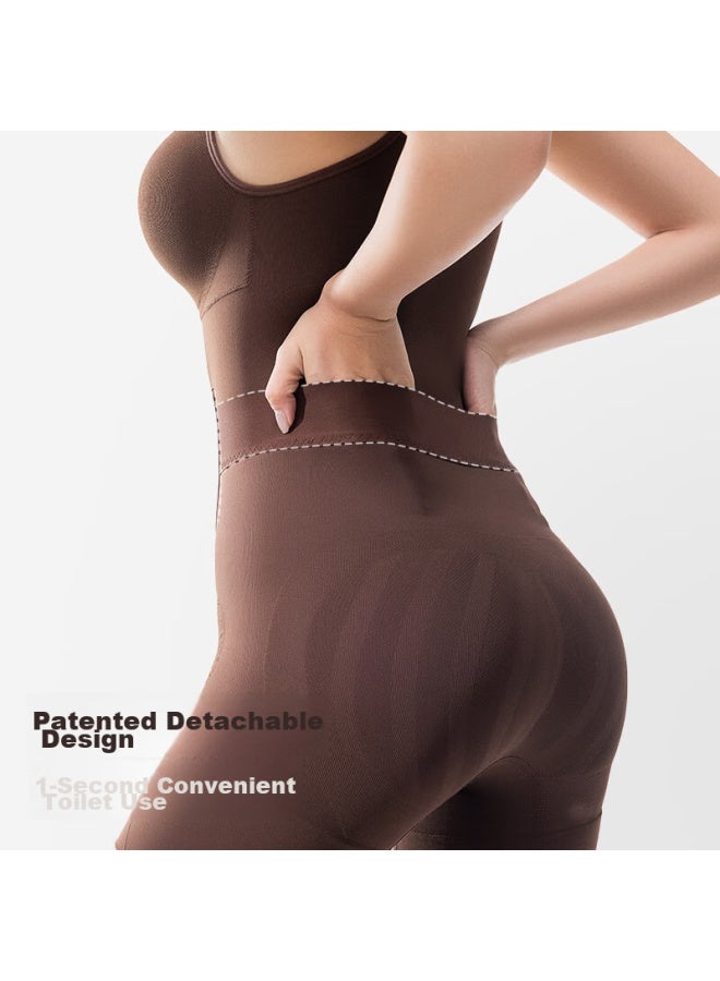 Curveism Curve-hugging Bodysuit بدلة تشكيل اللياقة البدنية للتحكم في البطن مشد الخصر مشد الجسم، أسود، مقاس L - Image 4