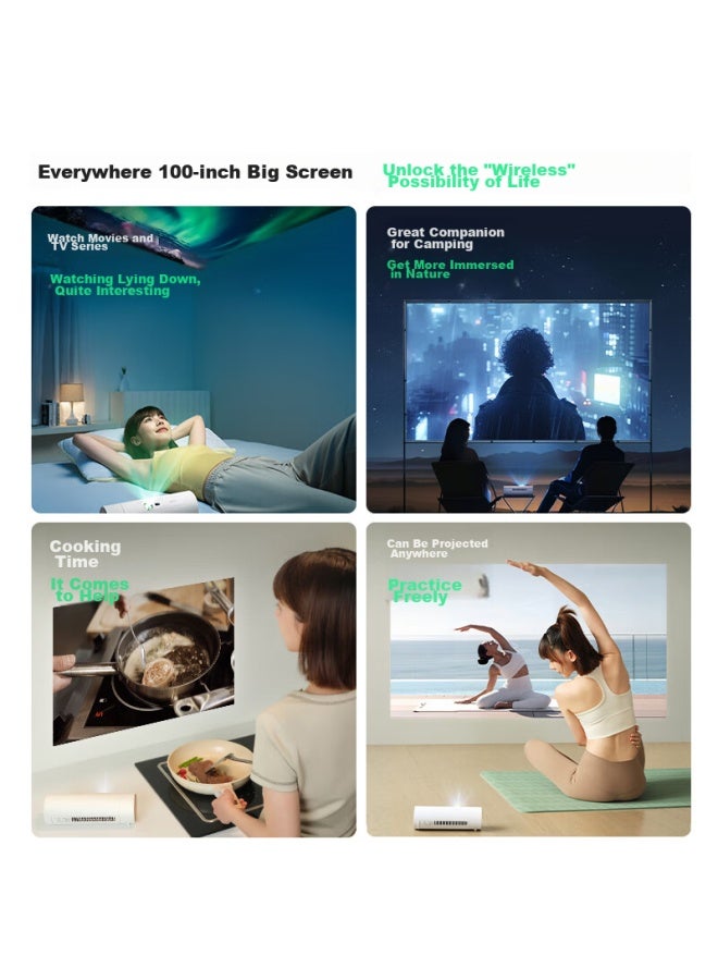 Jmgo P5 Projector For Home Bedroom, 1080p Portable Outdoor Camping Home Theater With National Subsidy - Image 3