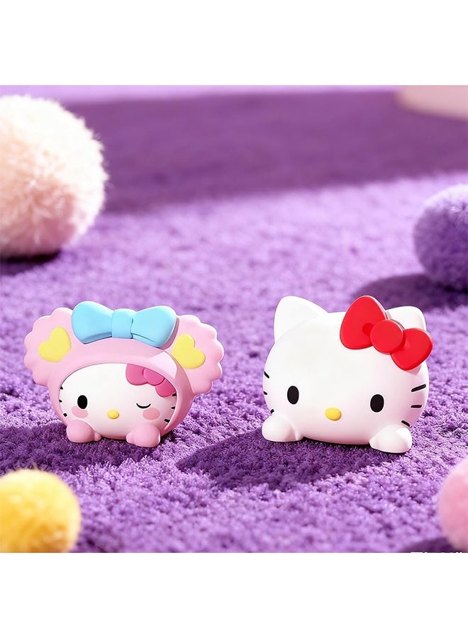 هالو كيتي ٥ قطع من زينة القطط، كيكة قطط، سيارة، ديكورات، شخصيات للنساء والفتيات للمنزل والحديقة والمكتب - Image 5