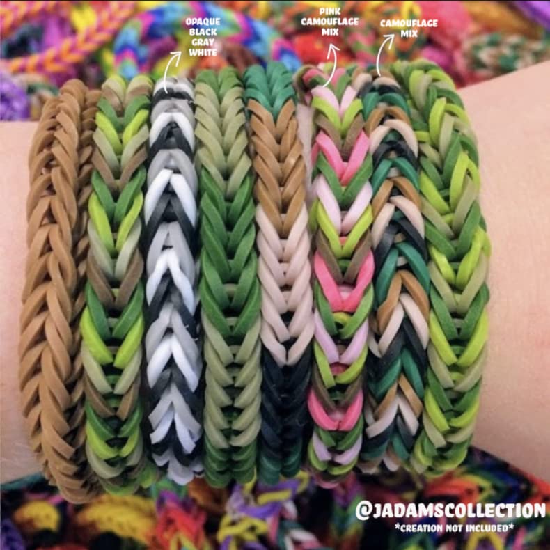 Rainbow Loom® Camo Rubber Bands with 24 C-Clips (600 Count) - Image 5