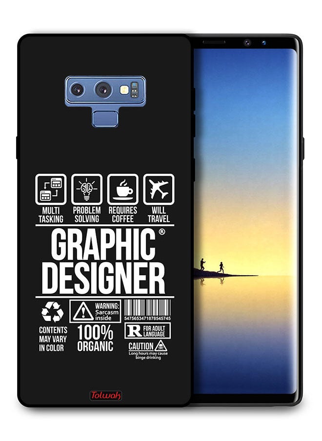 Tolwak - Samsung Galaxy Note 9 Protective Case Cover Graphic Designer Sticker - Image 1