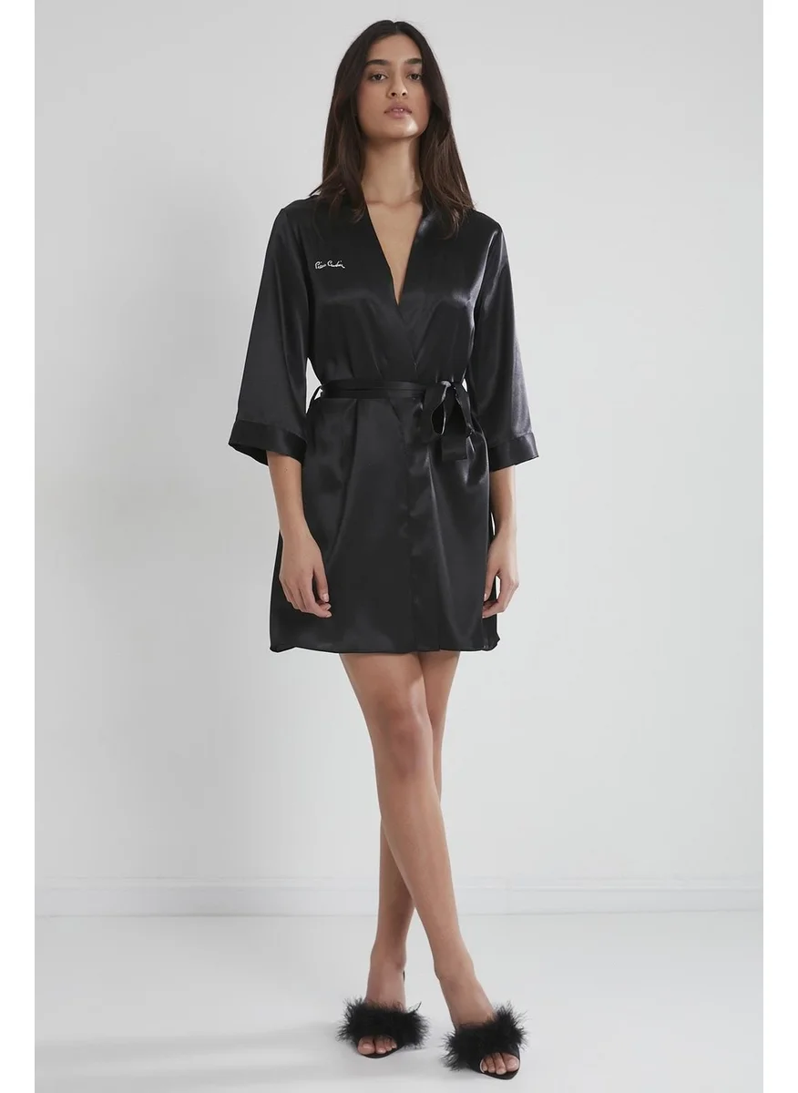 بيير كاردان 1010 Women's Satin Dressing Gown