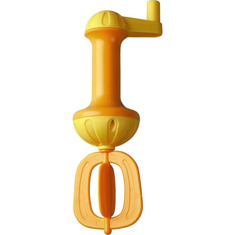 HABA Toddler Bath Toys: Bubble Bath Whisk for Sensory Play, Bubble Maker for Bathtub and Fun Beach and Water Toys for Toddlers, Yellow - Image 1