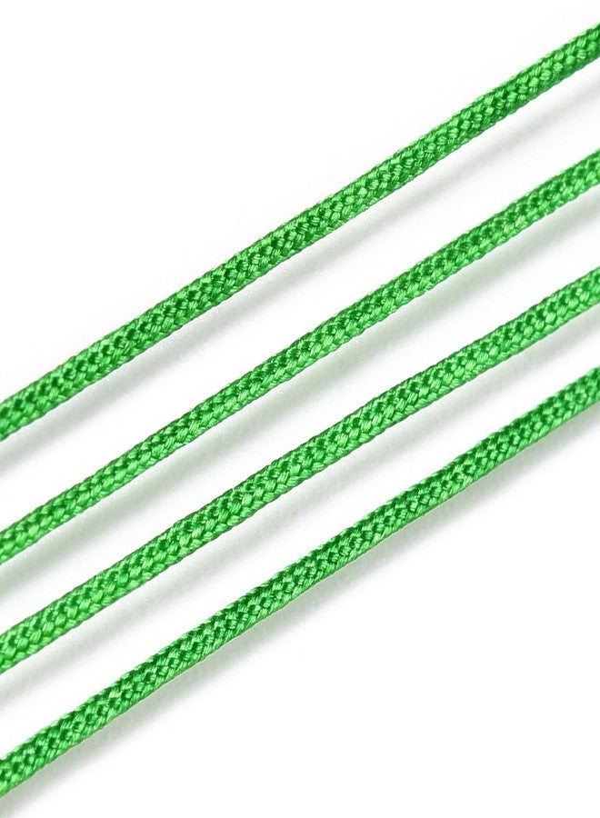 EEE ELECRELIVE Nylon String for Bracelets, 0.6mm Nylon Cord Nylon Beading Thread 43 Yards Friendship Bracelet String Chinese Knotting Cord for Kumihimo Necklaces Tassels Jewelry Crafts (Lime Green) - Image 3