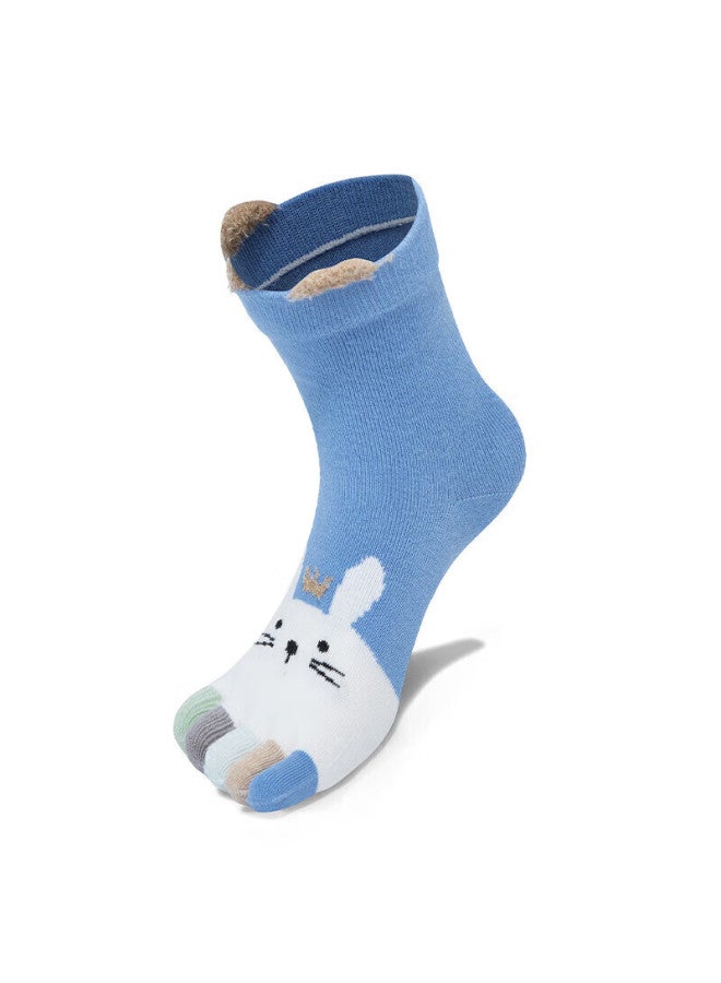 Tfo 6th Generation Kids Five-toe Socks Comfortable Breathable Outdoor Sports Toe Socks 2902511 Blue - Image 1