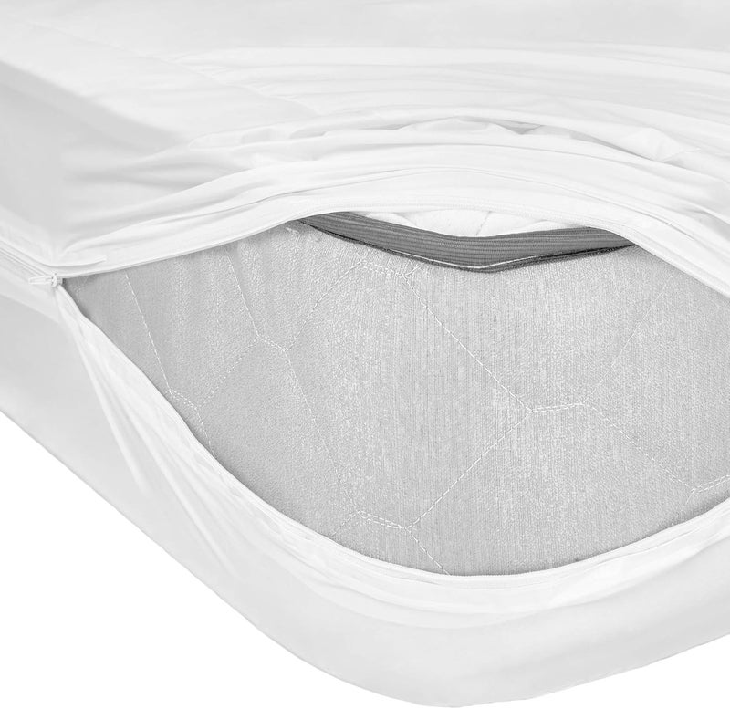 Abstract Waterproof Mattress Cover - 28x52x8â€ Standard Cribs & Toddler Beds -Vinyl Plastic Protective Zippered Sheet, 100 GSM PVC, BPA Free - Image 3