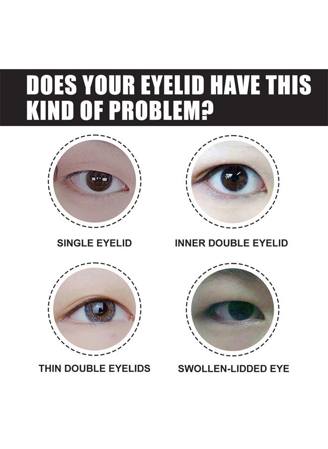 EELHOE - Double Eyelid Styling-Invisible Waterproof Double Eyelid Patch For Uneven Single Eyelids Droopy Eyelids No Trace Natural Invisible No Glue - Image 1
