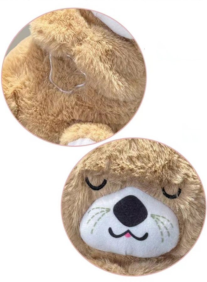 Breathable Bear Doll Brown- Cute Plush Musical Toy with 3 Lullabies, for Infants & Toddlers - Soft Fabric - 12-inch Cuddly Design, for Nursery Decor & Casual Cuddling for Newborns - Image 2