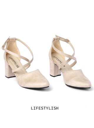 Beige Suede